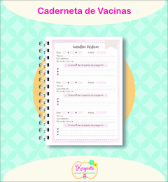 Imagem do Caderneta de Vacinas - Arco-íris Menina
