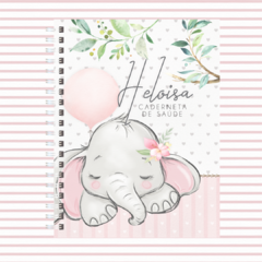Caderneta de Vacinas - Elefante menina