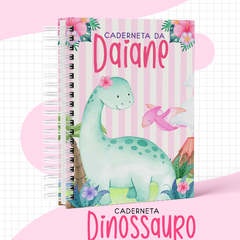 Caderneta de Vacinas - Dinossauro Menina