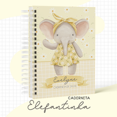 Caderneta de Vacinas - Elefante Menina