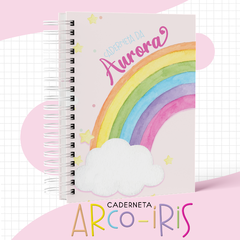 Caderneta de Vacinas - Arco-íris Menina