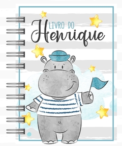 Caderneta de Vacinas - Hipopótamo Menino
