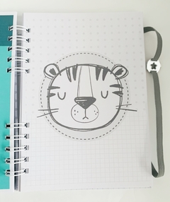 Caderneta de Vacinas - Tigre minimalista