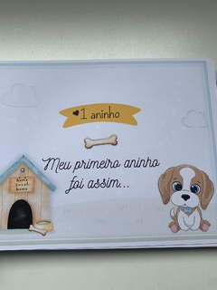 Álbum Recordações 1 a 5 anos - Cachorrinho - Kazarte