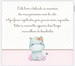 Imagem do Livro do Bebê - Hipopótamo Menina