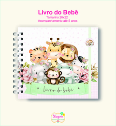 Livro do Bebê - Safari Menina