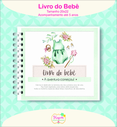 Livro do Bebê - Baby Floral - comprar online