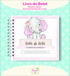 Livro do Bebê - Elefante Menina - comprar online