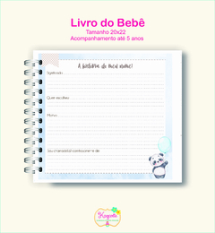 Livro do Bebê - Panda Menino na internet