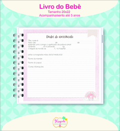 Livro do Bebê - Arco-íris Menina na internet