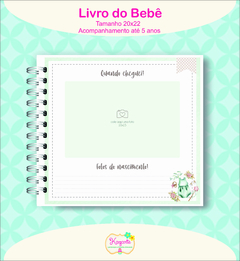 Livro do Bebê - Baby Floral - loja online