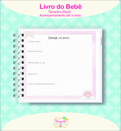 Livro do Bebê - Arco-íris Menina - loja online
