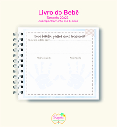 Livro do Bebê - Chuva de Amor Menino - loja online