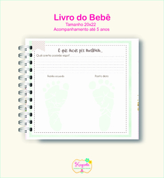 Imagem do Livro do Bebê - Safari Menina