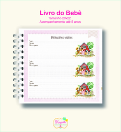 Livro do Bebê - Fazendinha Menina - comprar online