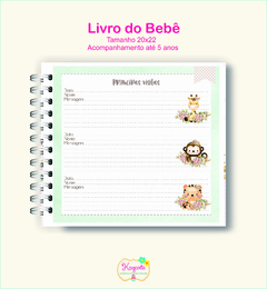 Livro do Bebê - Safari Menina - comprar online