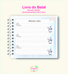 Livro do Bebê - Panda Menino - comprar online