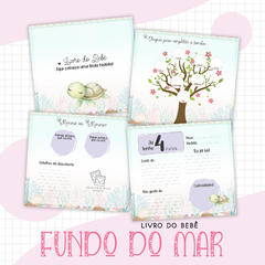 Livro do Bebê - Fundo do Mar Menina - comprar online