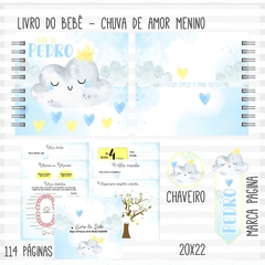 Livro do Bebê - Chuva de Amor Menino - comprar online