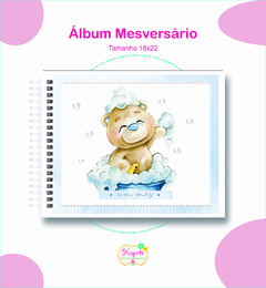 Álbum Mesversário - Ursinho na internet