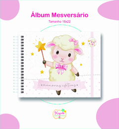 Álbum Mesversário - Ovelhinha Menina