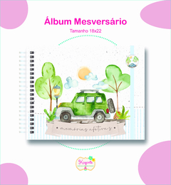 Álbum Mesversário - Carrinho