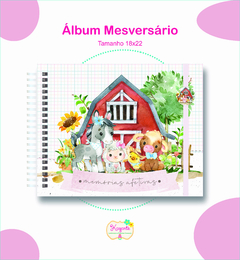 Álbum Mesversário - Fazendinha Menina