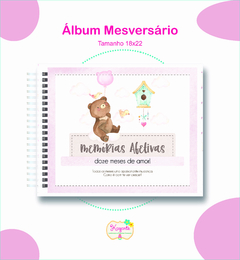 Álbum Mesversário - Ursinha - comprar online