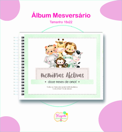 Álbum Mesversário - Safari Menino - comprar online