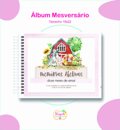 Álbum Mesversário - Fazendinha Menina - comprar online