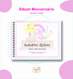 Álbum Mesversário - Chuva de Amor Menina - comprar online