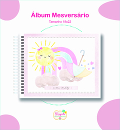 Álbum Mesversário - Chuva de Amor Menina na internet