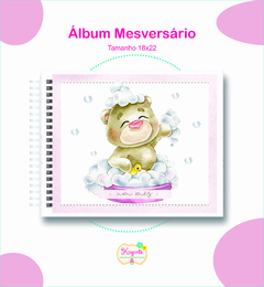 Álbum Mesversário - Ursinha na internet