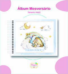 Álbum Mesversário - Ursinho na internet