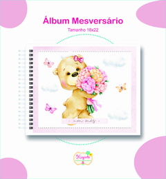 Álbum Mesversário - Ursinha na internet