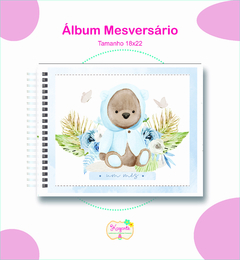 Álbum Mesversário - Ursinho na internet