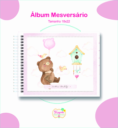 Álbum Mesversário - Ursinha na internet