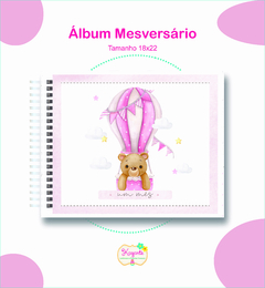 Álbum Mesversário - Ursinha na internet