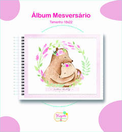 Álbum Mesversário - Ursinha Mãe e Filha na internet