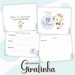 Álbum Mesversáario - Girafinha Menino - comprar online