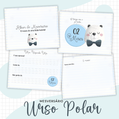 Álbum Mesversário - Urso Polar - comprar online