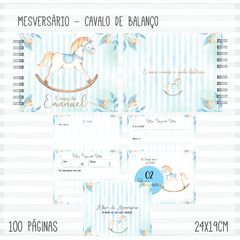 Álbum Mesversário - Cavalo de Balanço Menino