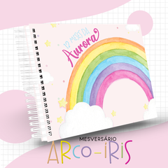 Álbum Mesversário - Arco-íris Menina