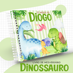 Álbum Mesversário - Dinossauro Menino