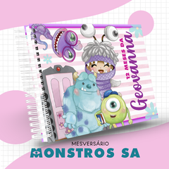 Álbum Mesversário - Monstros S.A. Menina