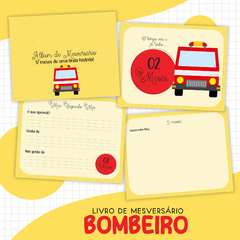 Álbum Mesversário - Bombeiro - Kazarte