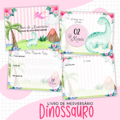 Álbum Mesversário - Dinossauro Menina - comprar online
