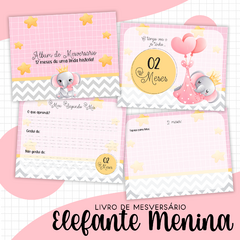 Álbum Mesversário - Elefante Menina - comprar online
