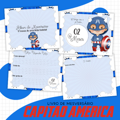 Álbum Mesversário - Capitão América - comprar online