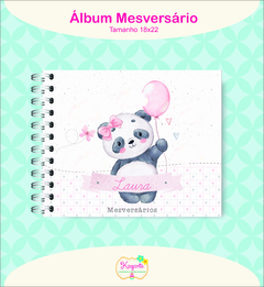 Álbum Mesversário - Panda Menina